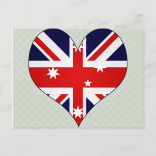 I Liebe Australien Postkarte