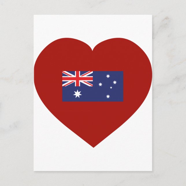 I Liebe Australien Postkarte (Vorderseite)