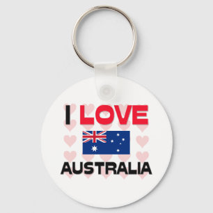 I Liebe Australien Schlüsselanhänger