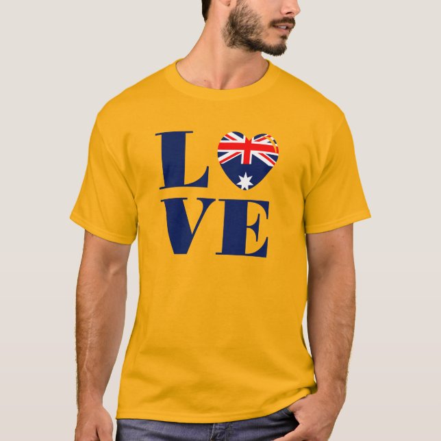 I Liebe Australien T-Shirt (Vorderseite)