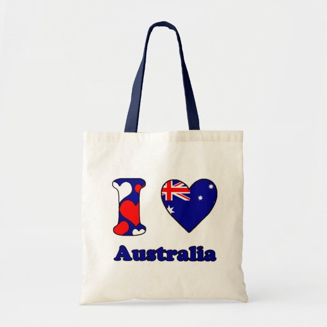 I Liebe Australien Tragetasche (Vorne)