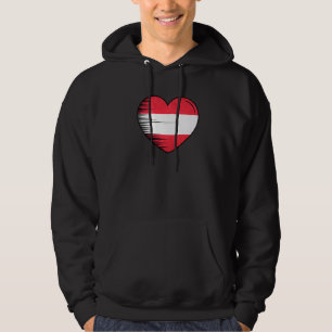 I Liebe Austria My Zuhause My Country Heart Austri Hoodie