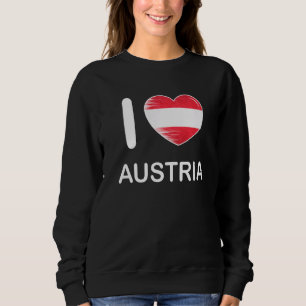 I Liebe Austria My Zuhause My Country Heart Austri Sweatshirt