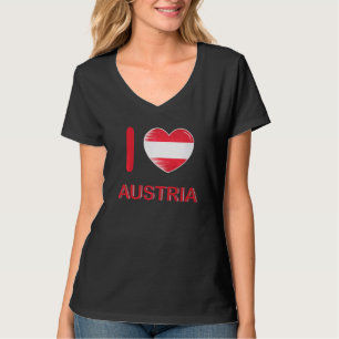 I Liebe Austria My Zuhause My Country Heart Austri T-Shirt