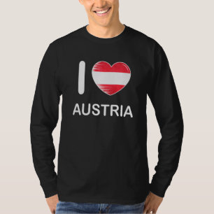 I Liebe Austria My Zuhause My Country Heart Austri T-Shirt