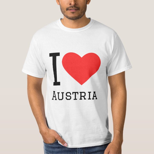 I Liebe Austria T-Shirt (Vorderseite)