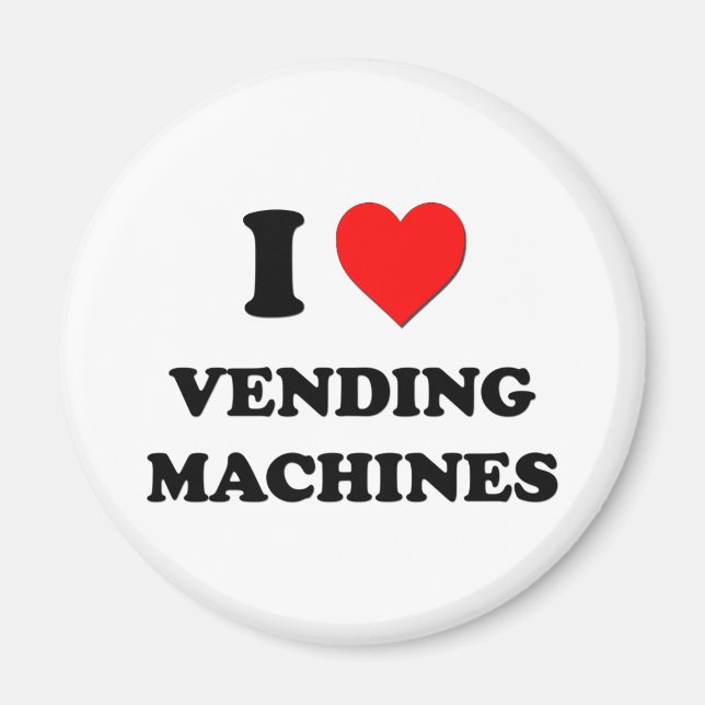 I Liebe Automaten Magnet (Vorne)