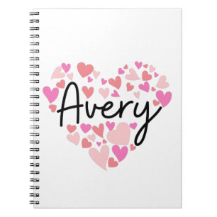 I Liebe Avery Notizblock