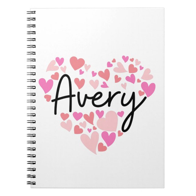 I Liebe Avery Notizblock (Vorderseite)