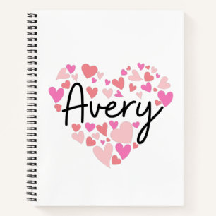 I Liebe Avery Notizbuch