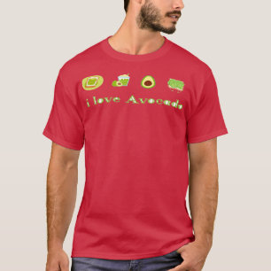 I Liebe Avocado 8 T-Shirt