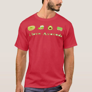 I Liebe Avocado 8 T-Shirt