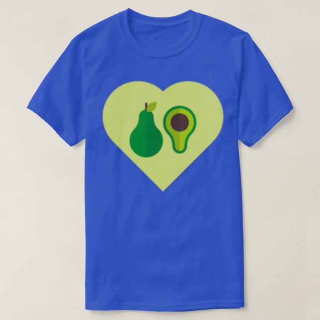 I Liebe Avocado Gesunde Lebensmittel Gemüse T-Shirt (Design vorne)
