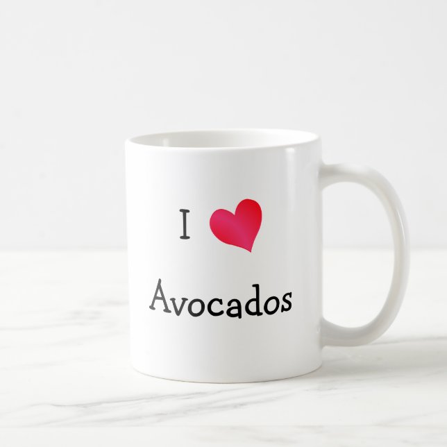 I Liebe Avocados Kaffeetasse (Rechts)
