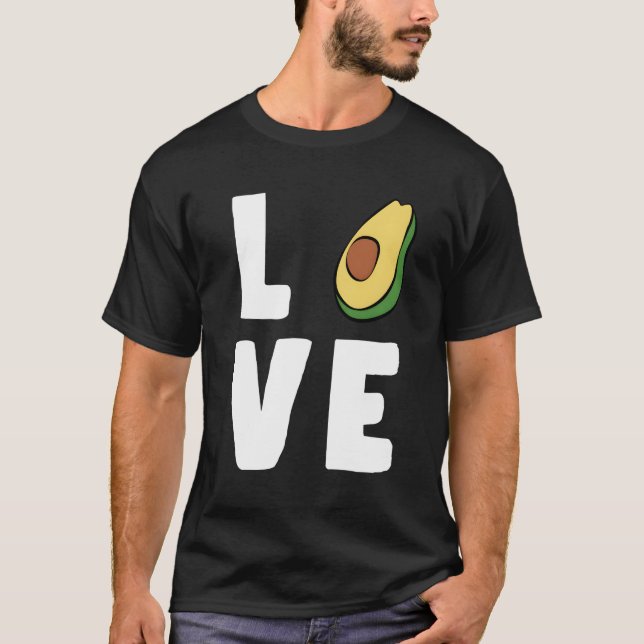 I Liebe Avocados T-Shirt (Vorderseite)