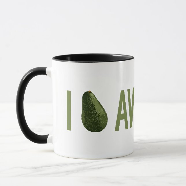 I Liebe Avocados Tasse (Links)