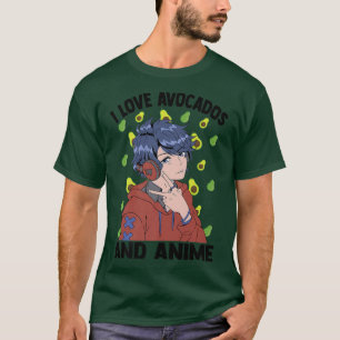 I Liebe Avocados und AnimeCute KawaiiOtaku Typ T-Shirt