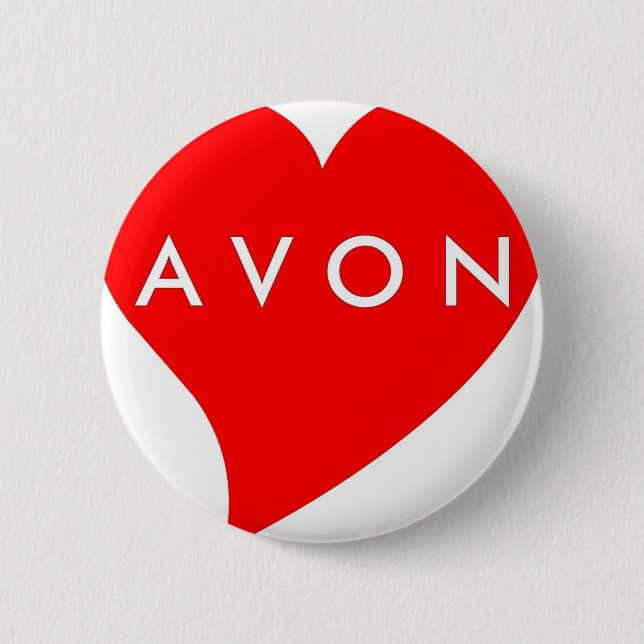 I Liebe AVON Button (Vorderseite)