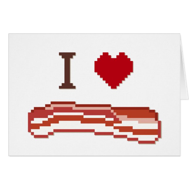 I Liebe Bacon (Vorderseite (Horizontal))