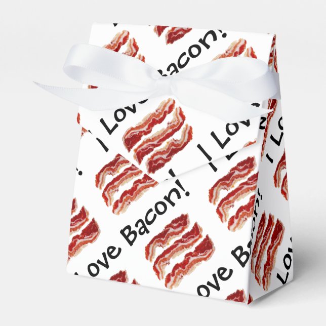 I Liebe Bacon Geschenkschachtel (Vorderseite)