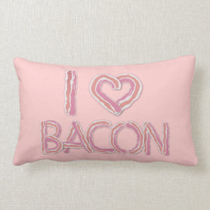 I Liebe Bacon Lendenkissen