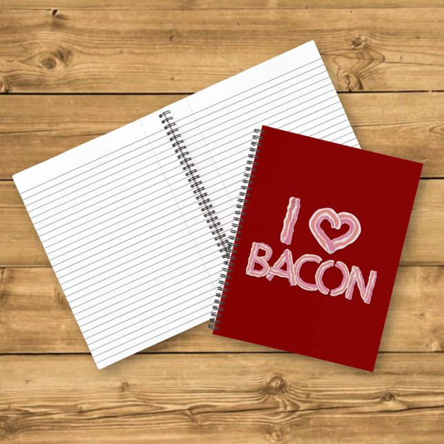 I Liebe Bacon Notizbuch (Von Creator hochgeladen)