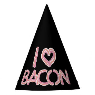 I Liebe Bacon Partyhütchen
