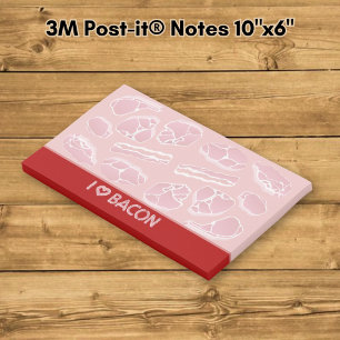 I Liebe Bacon Post-it Klebezettel