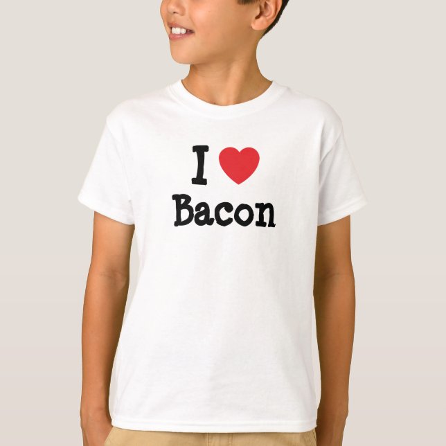 I Liebe Bacon-T - Shirt (Vorderseite)