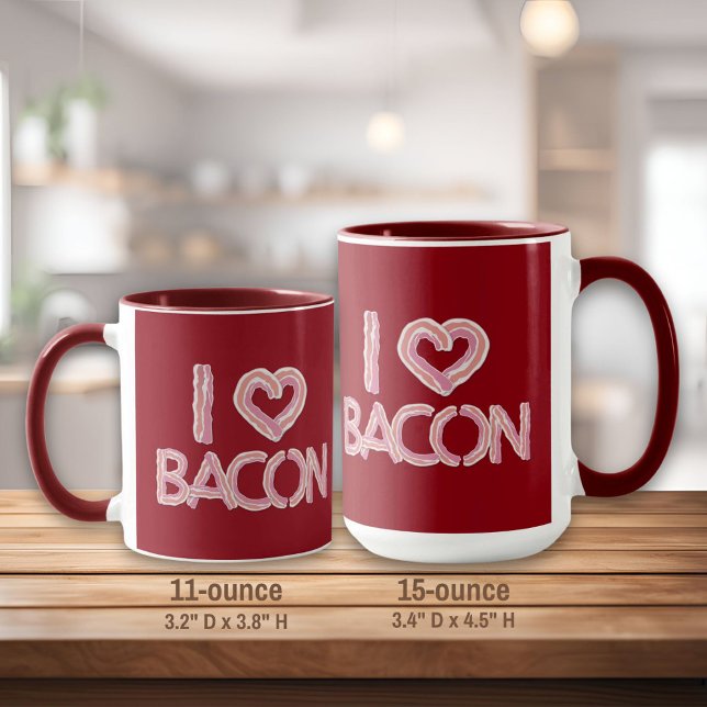 I Liebe Bacon Tasse (Von Creator hochgeladen)