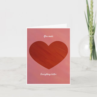 I Liebe Bacon Valentine Feiertagskarte