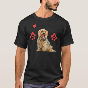 I Liebe Bad Boys Male Yorkie Puppy Dog Mama Joke Q T-Shirt