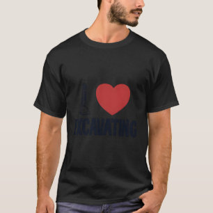 I Liebe: Bagger für hydraulische Ladeader T-Shirt