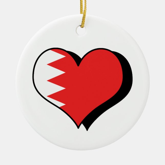 I Liebe Bahrain Ornament (Vorne)