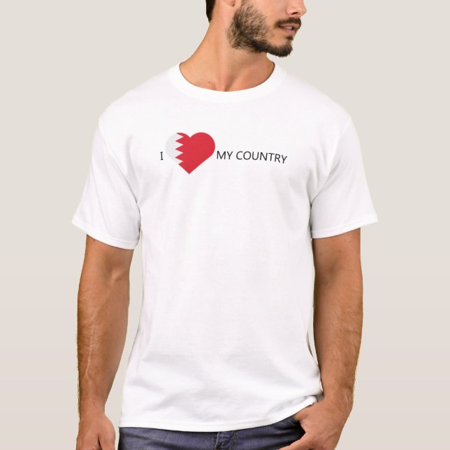 I Liebe Bahrain T-Shirt (Vorderseite)