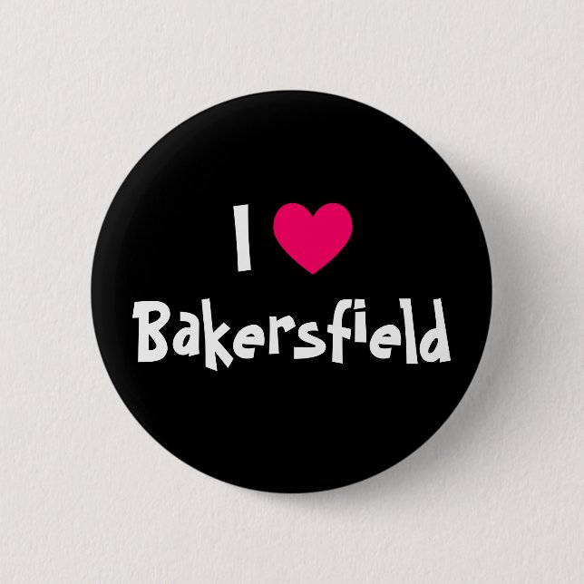 I Liebe Bakersfield Button (Vorderseite)