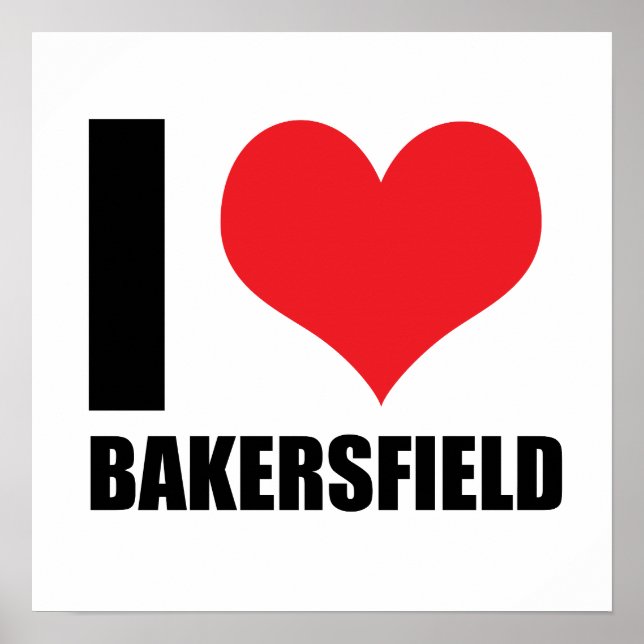 I Liebe Bakersfield Poster (Vorne)