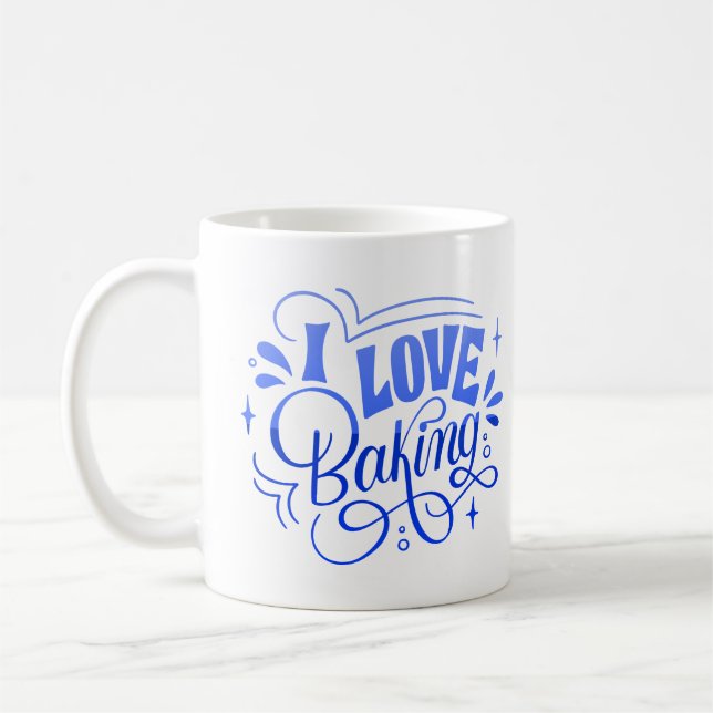 I LIEBE BAKING KAFFEETASSE (Links)