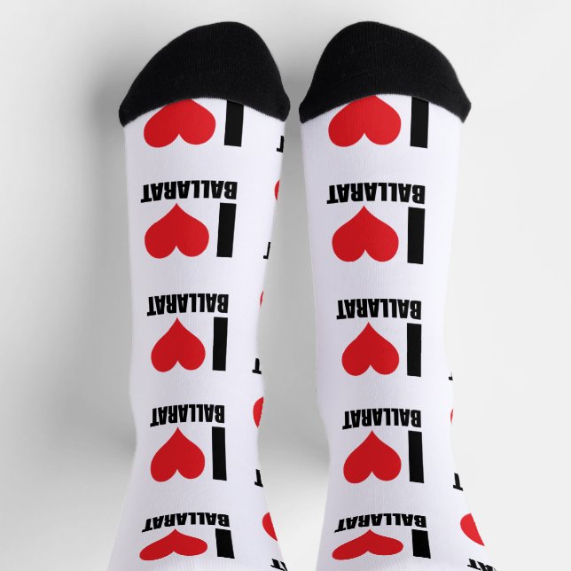 I Liebe Ballarat Socken (Oben)