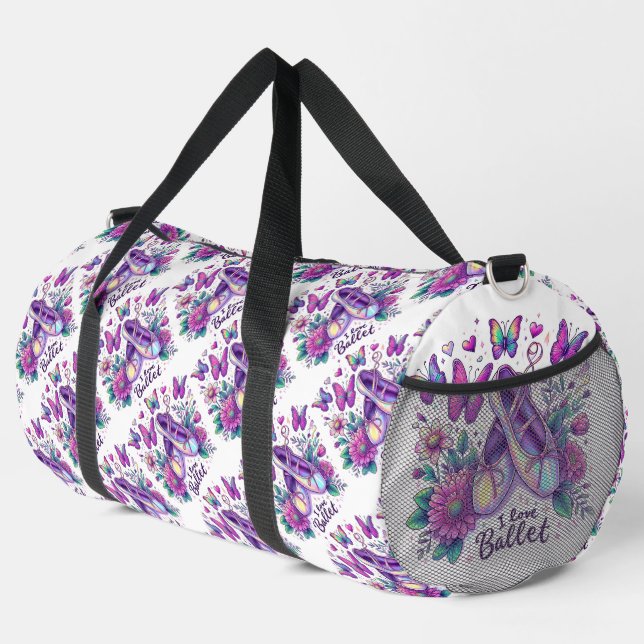 I Liebe Ballet Duffle Bag (Rechte Ecke)