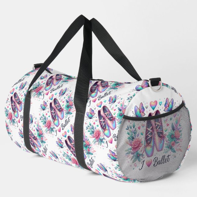 I Liebe Ballet Duffle Bag (Rechte Ecke)