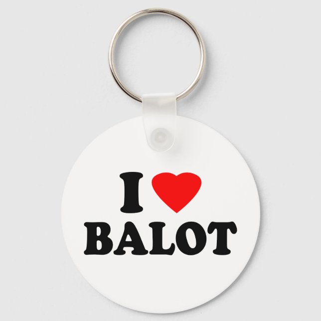 I Liebe Balot Schlüsselanhänger (Vorderseite)