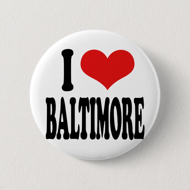 I Liebe Baltimore Button (Vorderseite)