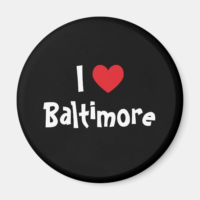 I Liebe Baltimore Magnet (Vorne)