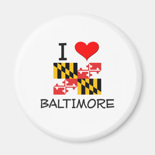 I Liebe Baltimore Maryland Magnet