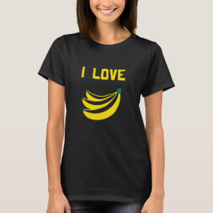 I Liebe Bananen aus Obst und Bauer T-Shirt