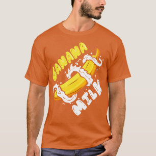 I Liebe Bananenmilch und Banane T-Shirt