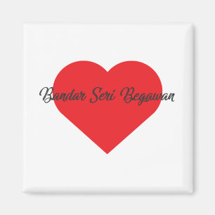 I Liebe Bandar Seri Begawan - Brunei Magnet