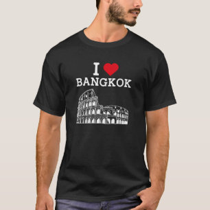 I Liebe Bangkok Lover Kolosseum Coole Thailändisch T-Shirt