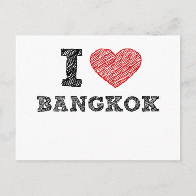 I Liebe Bangkok Postkarte (Vorderseite)